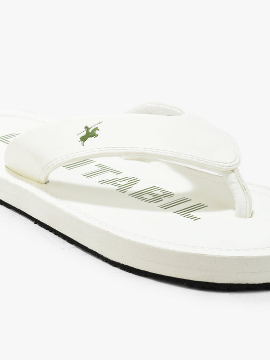 Casual Flip Flop for Men | Lightweight & Comfortable with Cushioned Insole PU Upper Rubber Sole Slip on Closure