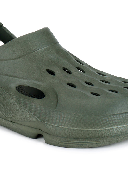 Casual Clogs for Men | Lightweight & Comfortable with Cushioned Insole EVA Upper EVA Sole Slip on Closure