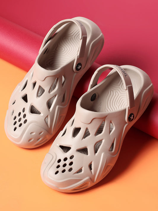 Casual Clogs for Men | Lightweight & Comfortable with Cushioned Insole EVA Upper EVA Sole Slip on Closure