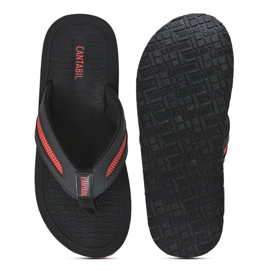 Casual Flip Flop for Men | Lightweight & Comfortable with Cushioned Insole EVA Upper Rubber Sole Slip on Closure