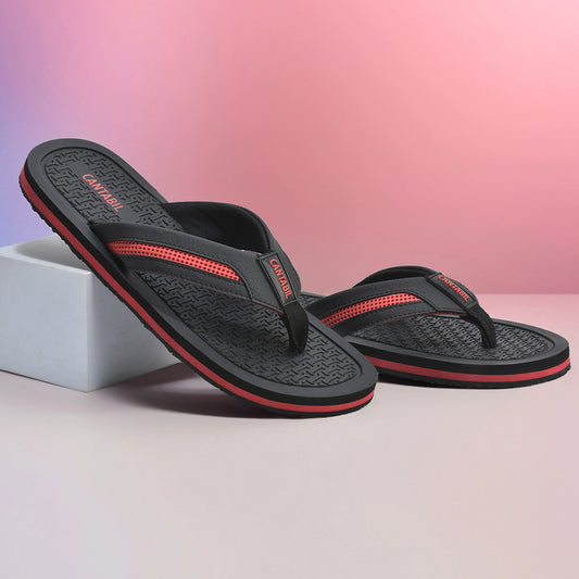 Casual Flip Flop for Men | Lightweight & Comfortable with Cushioned Insole EVA Upper Rubber Sole Slip on Closure
