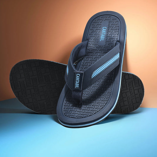 Casual Flip Flop for Men | Lightweight & Comfortable with Cushioned Insole EVA Upper Rubber Sole Slip on Closure