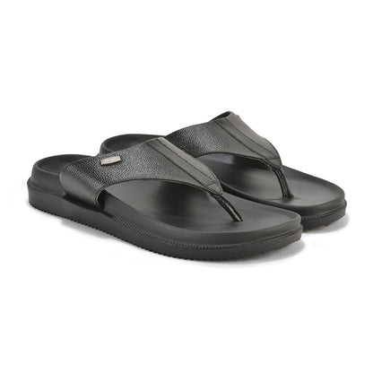 Casual Flip Flop for Men | Lightweight & Comfortable with Cushioned Insole PU Upper EVA Sole Slip on Closure.