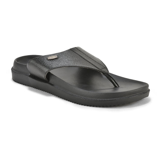 Casual Flip Flop for Men | Lightweight & Comfortable with Cushioned Insole PU Upper EVA Sole Slip on Closure.
