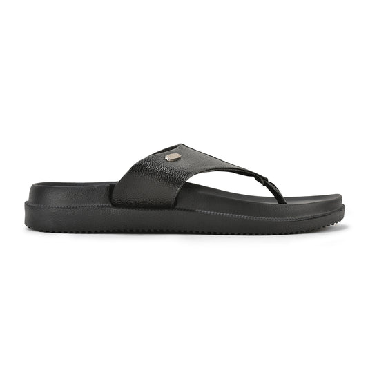 Casual Flip Flop for Men | Lightweight & Comfortable with Cushioned Insole PU Upper EVA Sole Slip on Closure.