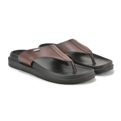 Casual Flip Flop for Men | Lightweight & Comfortable with Cushioned Insole PU Upper EVA Sole Slip on Closure.