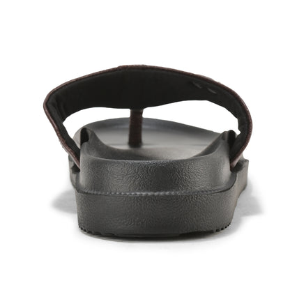 Casual Flip Flop for Men | Lightweight & Comfortable with Cushioned Insole PU Upper EVA Sole Slip on Closure.