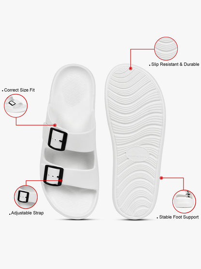 Casual Flip Flop for Men | Lightweight & Comfortable with Cushioned Insole EVA Upper EVA Sole Slip on Closure
