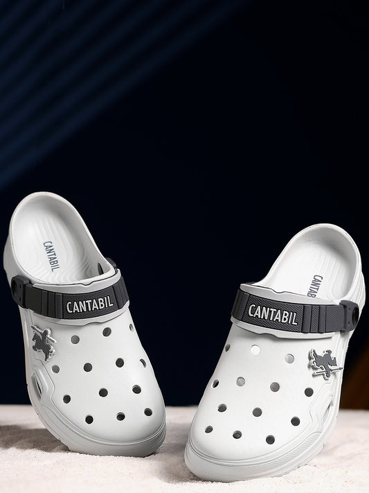Casual Clogs for Men | Lightweight & Comfortable with Cushioned Insole EVA Upper EVA Sole Slip on Closure