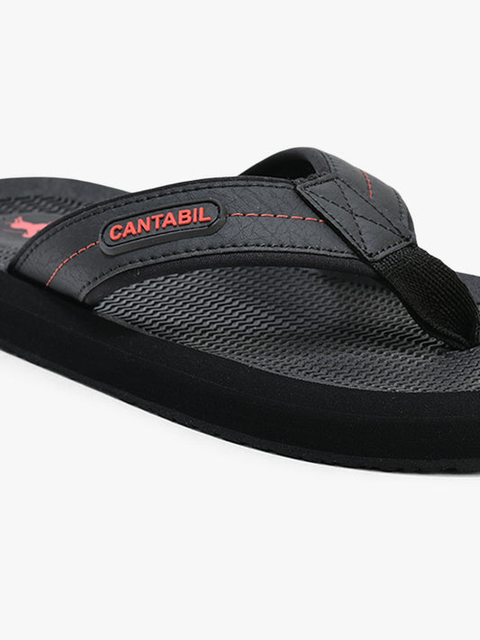 Casual Flip Flop for Men l Lightweight & Comfortable with Cushioned Insole EVA Upper Rubber Sole Slip on Closure