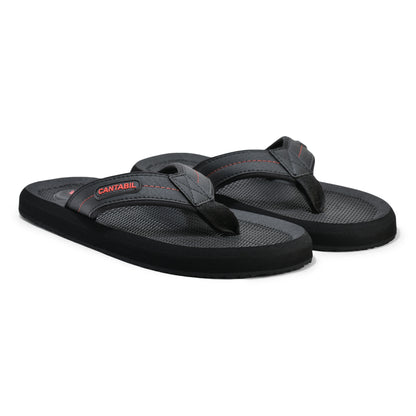 Casual Flip Flop for Men l Lightweight & Comfortable with Cushioned Insole EVA Upper Rubber Sole Slip on Closure
