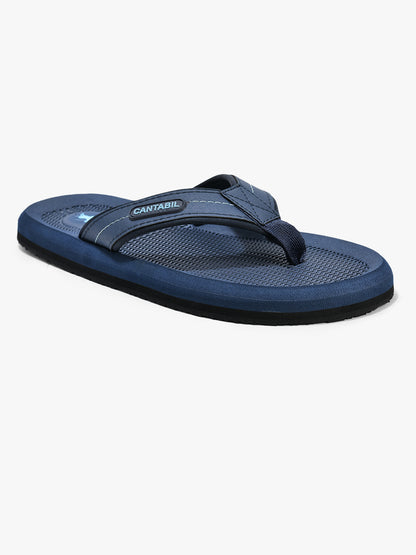 Casual Flip Flop for Men l Lightweight & Comfortable with Cushioned Insole EVA Upper Rubber Sole Slip on Closure