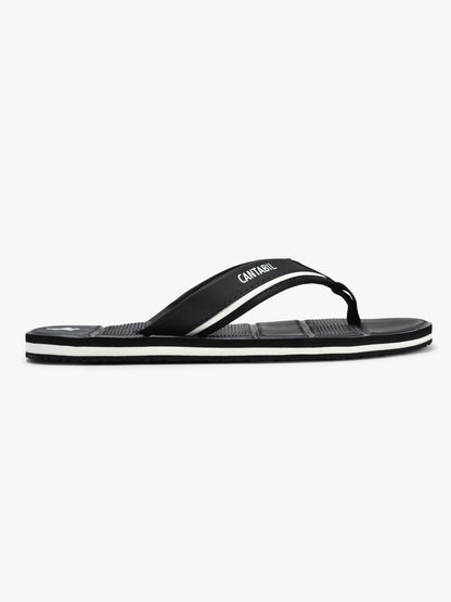 Casual Flip Flop for Men l Lightweight & Comfortable with Cushioned Insole EVA Upper Rubber Sole Slip on Closure