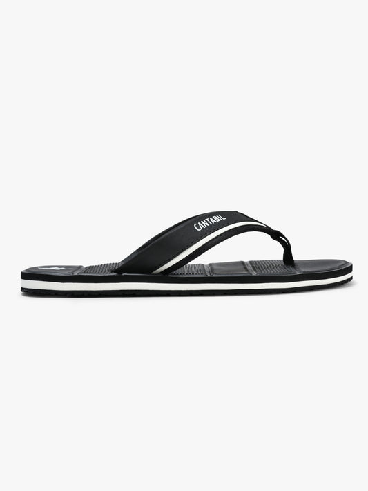Casual Flip Flop for Men l Lightweight & Comfortable with Cushioned Insole EVA Upper Rubber Sole Slip on Closure