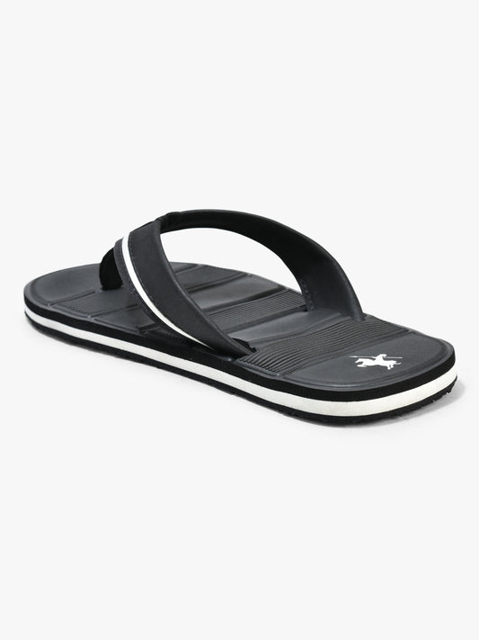 Casual Flip Flop for Men l Lightweight & Comfortable with Cushioned Insole EVA Upper Rubber Sole Slip on Closure