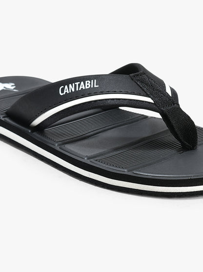 Casual Flip Flop for Men l Lightweight & Comfortable with Cushioned Insole EVA Upper Rubber Sole Slip on Closure