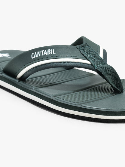 Casual Flip Flop for Men l Lightweight & Comfortable with Cushioned Insole EVA Upper Rubber Sole Slip on Closure