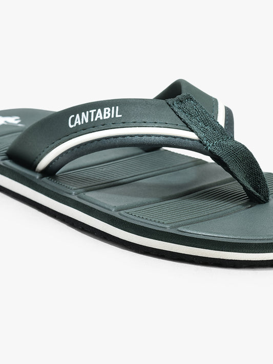 Casual Flip Flop for Men l Lightweight & Comfortable with Cushioned Insole EVA Upper Rubber Sole Slip on Closure