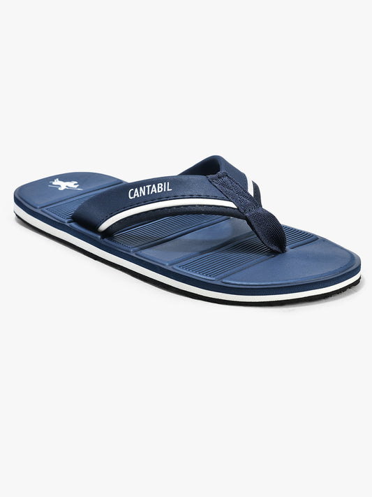 Casual Flip Flop for Men l Lightweight & Comfortable with Cushioned Insole EVA Upper Rubber Sole Slip on Closure