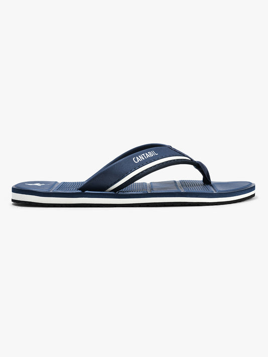 Casual Flip Flop for Men l Lightweight & Comfortable with Cushioned Insole EVA Upper Rubber Sole Slip on Closure