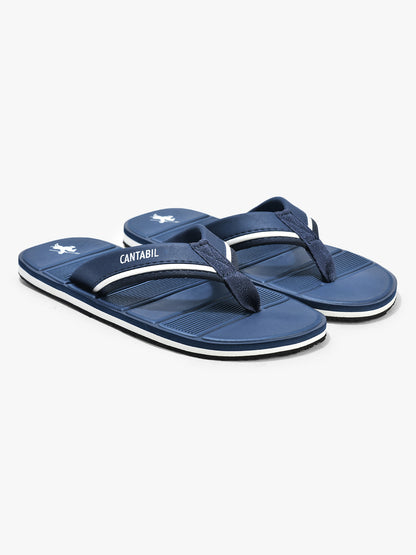 Casual Flip Flop for Men l Lightweight & Comfortable with Cushioned Insole EVA Upper Rubber Sole Slip on Closure