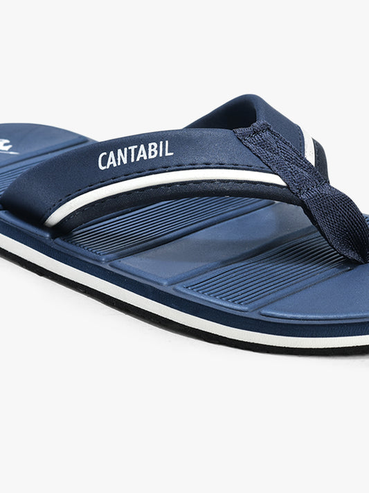 Casual Flip Flop for Men l Lightweight & Comfortable with Cushioned Insole EVA Upper Rubber Sole Slip on Closure