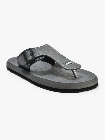 Casual Flip Flop for Men l Lightweight & Comfortable with Cushioned Insole EVA Upper Rubber Sole Slip on Closure