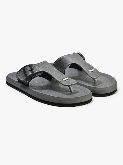 Casual Flip Flop for Men l Lightweight & Comfortable with Cushioned Insole EVA Upper Rubber Sole Slip on Closure