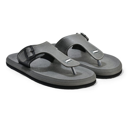 Casual Flip Flop for Men l Lightweight & Comfortable with Cushioned Insole EVA Upper Rubber Sole Slip on Closure