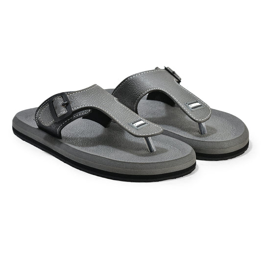 Casual Flip Flop for Men l Lightweight & Comfortable with Cushioned Insole EVA Upper Rubber Sole Slip on Closure