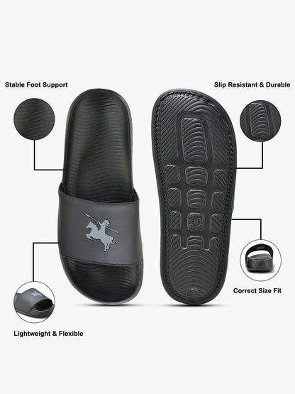 Casual Sliders for Men | Lightweight & Comfortable with Cushioned Insole EVA Upper EVA Sole Slip on Closure