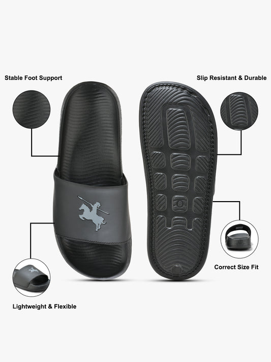 Casual Sliders for Men | Lightweight & Comfortable with Cushioned Insole EVA Upper EVA Sole Slip on Closure