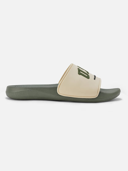 Casual Sliders for Men | Lightweight & Comfortable with Cushioned Insole Silicon Upper EVA Sole Slip On Closure