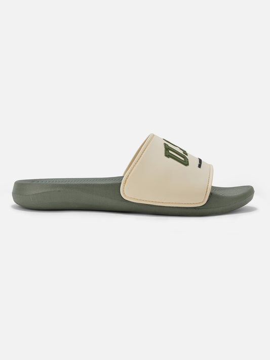Casual Sliders for Men | Lightweight & Comfortable with Cushioned Insole Silicon Upper EVA Sole Slip On Closure