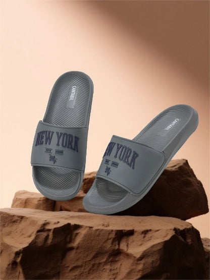 Slider for Men | Lightweight & Comfortable with Cushioned Insole Silicon Upper EVA Sole Slip On Closure