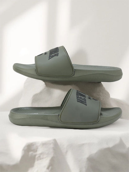 Slider for Men | Lightweight & Comfortable with Cushioned Insole Silicon Upper EVA Sole Slip On Closure