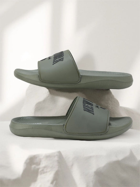 Slider for Men | Lightweight & Comfortable with Cushioned Insole Silicon Upper EVA Sole Slip On Closure