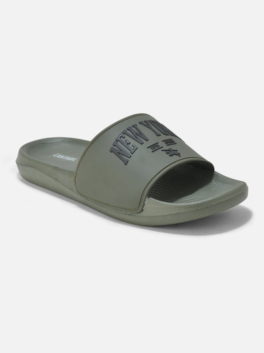 Slider for Men | Lightweight & Comfortable with Cushioned Insole Silicon Upper EVA Sole Slip On Closure