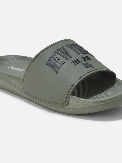Slider for Men | Lightweight & Comfortable with Cushioned Insole Silicon Upper EVA Sole Slip On Closure