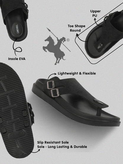 Slider for Men | Lightweight & Comfortable with EVA Insole Silicon Upper Sole Slip on Closure