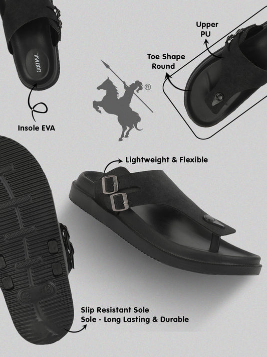 Slider for Men | Lightweight & Comfortable with EVA Insole Silicon Upper Sole Slip on Closure