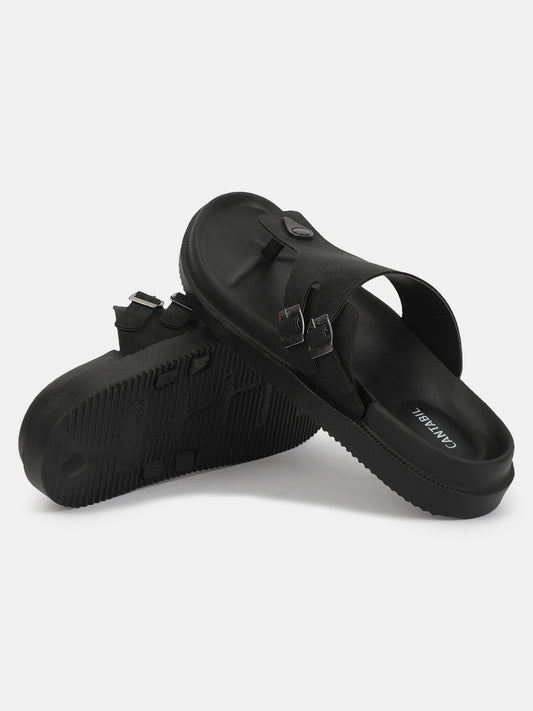 Slider for Men | Lightweight & Comfortable with EVA Insole Silicon Upper Sole Slip on Closure
