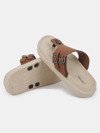 Slider for Men | Lightweight & Comfortable with EVA Insole Silicon Upper Sole Slip on Closure