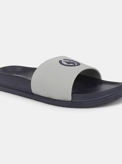 Slider for Men l Lightweight & Comfortable with EVA Insole Silicon Upper Sole Slip on Closure