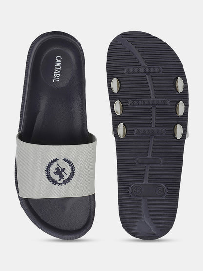 Slider for Men l Lightweight & Comfortable with EVA Insole Silicon Upper Sole Slip on Closure