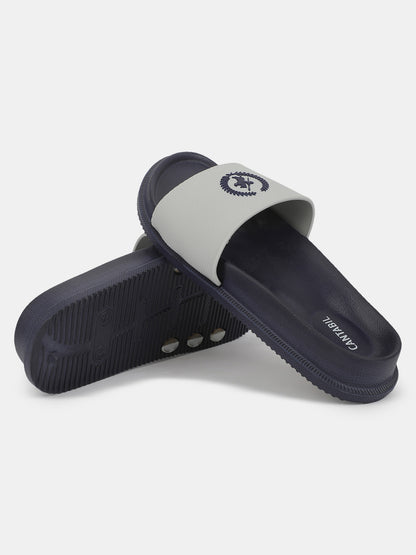 Slider for Men l Lightweight & Comfortable with EVA Insole Silicon Upper Sole Slip on Closure
