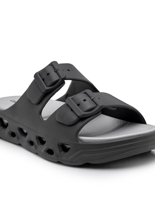 Grey Colourblock Casual Flip-flop for Men