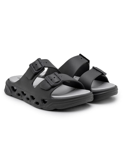 Grey Colourblock Casual Flip-flop for Men