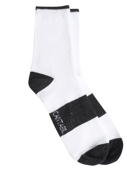 Men's White Basic Ankle length  Socks -Pack of 5