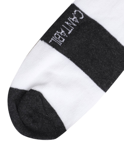 Men's White Basic Ankle length  Socks -Pack of 5